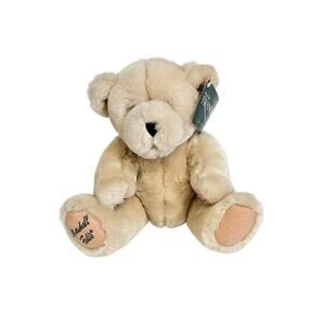 Vintage Marshall Fields Light Brown Teddy Bear 8" Plush Stuffed Animal